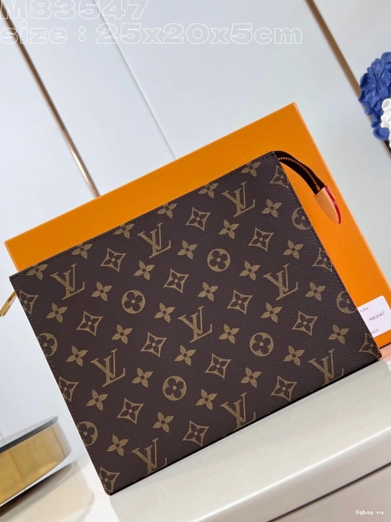 LOUIS Poche VUITTON Toilette-25*20*5.5cm 0722